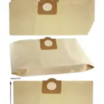 5-Pack Solid Collar Dust Bags for Goblin Aquavac Vacuum Cleaner