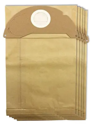 5‑Pack Strong Replacement Dust Bags for Karcher Vacuum Cleaners