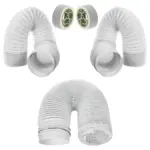 5‑Piece 3 m PVC Air Conditioner Duct Extension Hose Kit