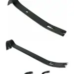 5-Piece Crowbar Set – Long Pry Bar, Wrecking Rod & Flat Pry