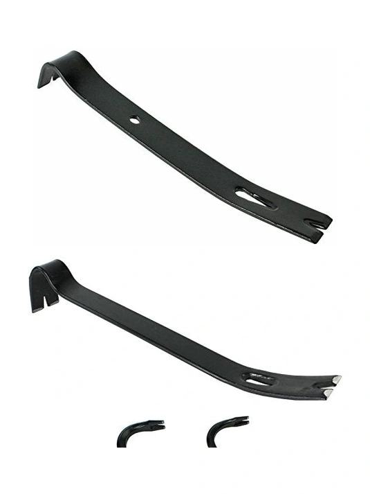 5-Piece Crowbar Set – Long Pry Bar, Wrecking Rod & Flat Pry