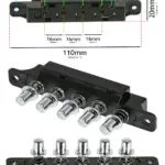 5-Speed Push-Button Selector Switch for Range Hood Exhaust Fan