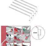 5 x 300mm Galvanized Steel Gutter Rafter Brackets – Fascia Support
