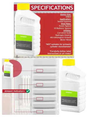500ml Central Heating Inhibitor – Anti‑Corrosion & Scale Guard
