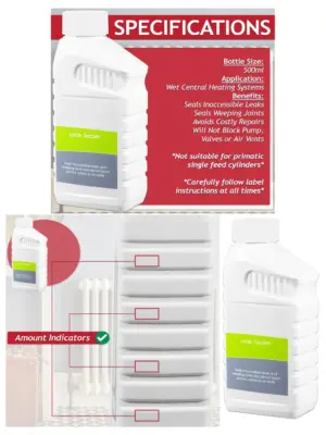 500ml Heating Leak Sealant – Radiator & Boiler Pipe Repair