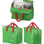 50L Green Large Art Supplies Organizer Tote for Painting & Drawing