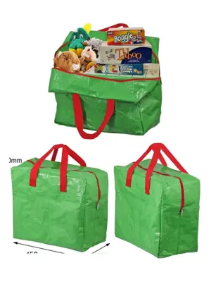 50L Waterproof Green Attic Storage Bag – Large Organizer for Junk