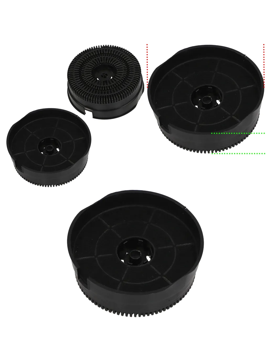 58mm Hood Filter AKB000/1 for Whirlpool AKR 469/747 & Indesit H461X
