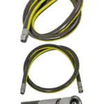 5ft 1/2" Oven & Cooker Gas Supply Hose – Straight Bayonet, CE