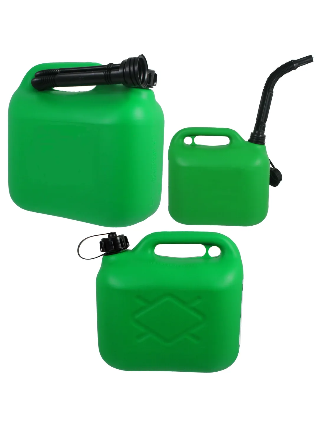 5L Green Jerry Can with Flexible Spout – Petrol/Diesel for Car & Van