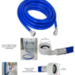 5m Blue Cold Water Hose for LOGIK CURRYS Matsui Dishwashers & Washers