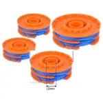 5m Dual Cutting Line and Spool Set for Qualcast Trimmer 2 Pack