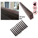 5m Garden Fence Security Spikes – Bird & Climbing Deterrent, 10 Pack