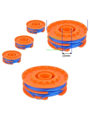 5m Twin Line & Spool Set for Ozito LTR-529U Trimmer – 3 Pack