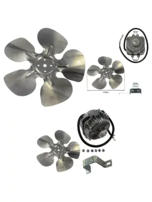 5W Universal Fridge Fan Motor with Bracket for Refrigerator & Freezer