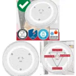 6-Lug Glass Microwave Turntable Plate - Y-Type 14-36 cm 360mm