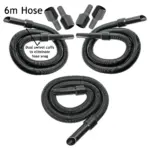 6 m Extra‑Long Shark Vacuum Pipe Hose Extension Kit – 3 Adapters