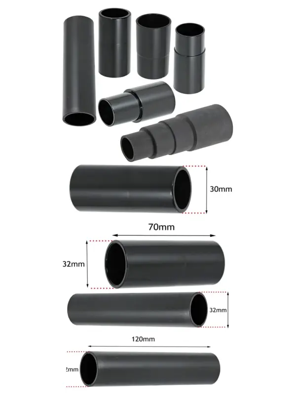 6‑Pack Dust Extractor Adapters for Sanders & Planers 26‑38mm