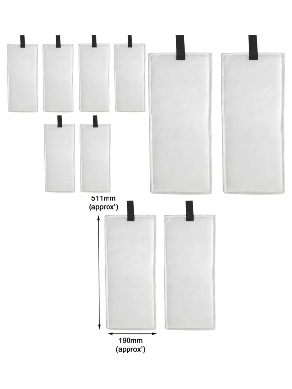6-Pack G3 High‑Flow Air Filters for VENT AXIA Sentinel Kinetic MVHR
