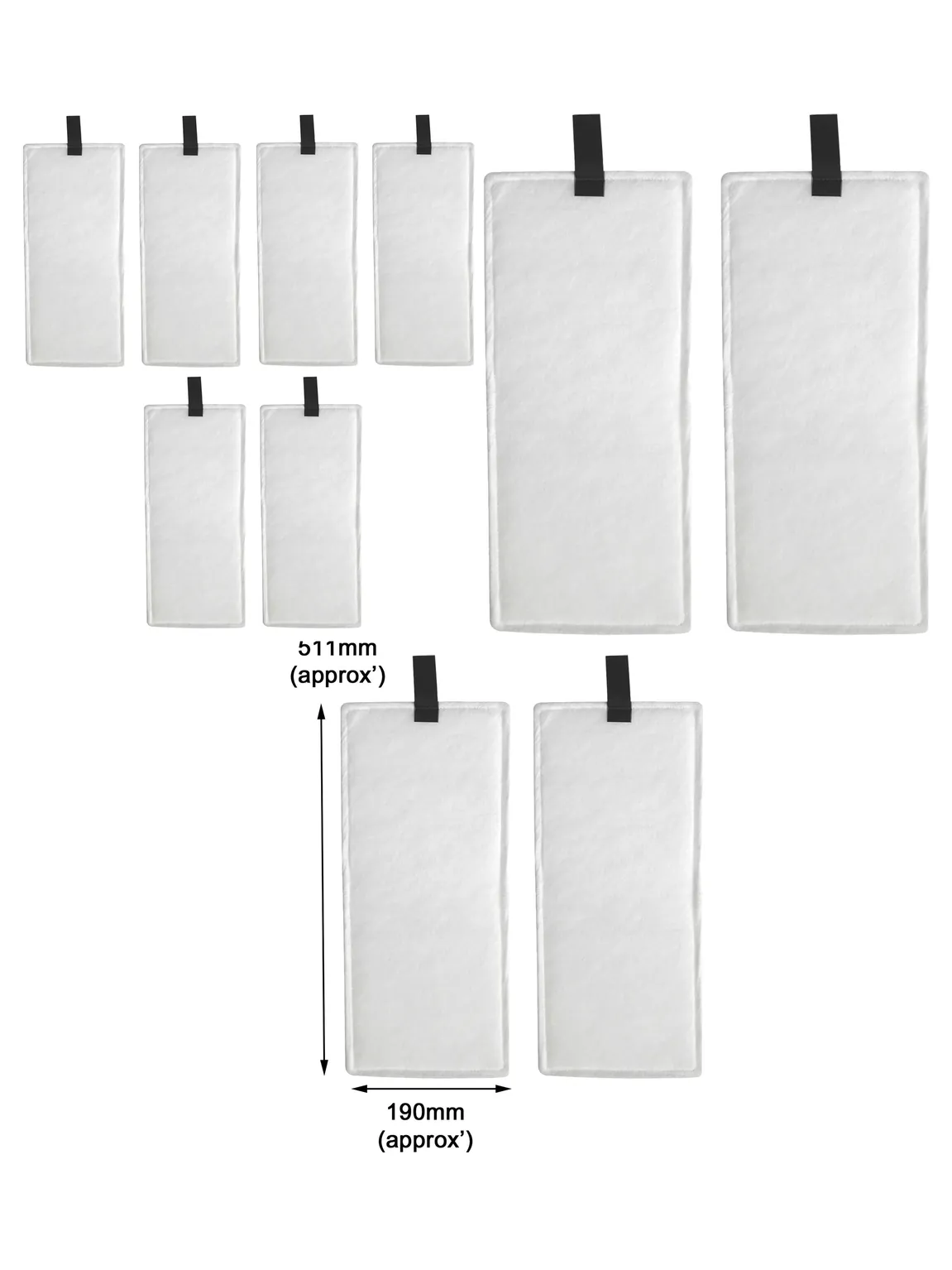 6-Pack G3 High‑Flow Air Filters for VENT AXIA Sentinel Kinetic MVHR
