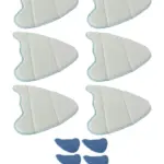 6 Pack Microfiber Pads for Abode ADSM4001 Steam Mop – Reusable