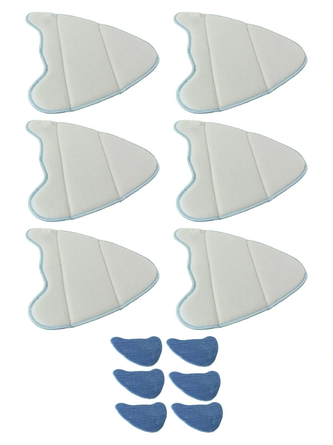 6 Pack Microfiber Pads for Abode ADSM4001 Steam Mop – Reusable