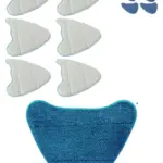 6 Pack Microfiber Steam Mop Pads for Holme HDSM4001/ADSM4001 Cleaner