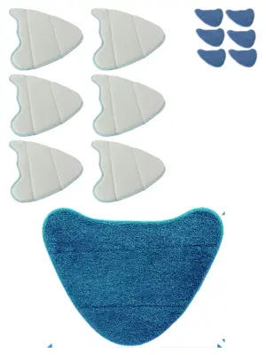 6 Pack Microfiber Steam Mop Pads for Holme HDSM4001/ADSM4001 Cleaner