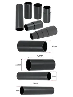 6‑Pack Stanley Dust Extraction Adapters for Sander & Planer – 26‑38mm