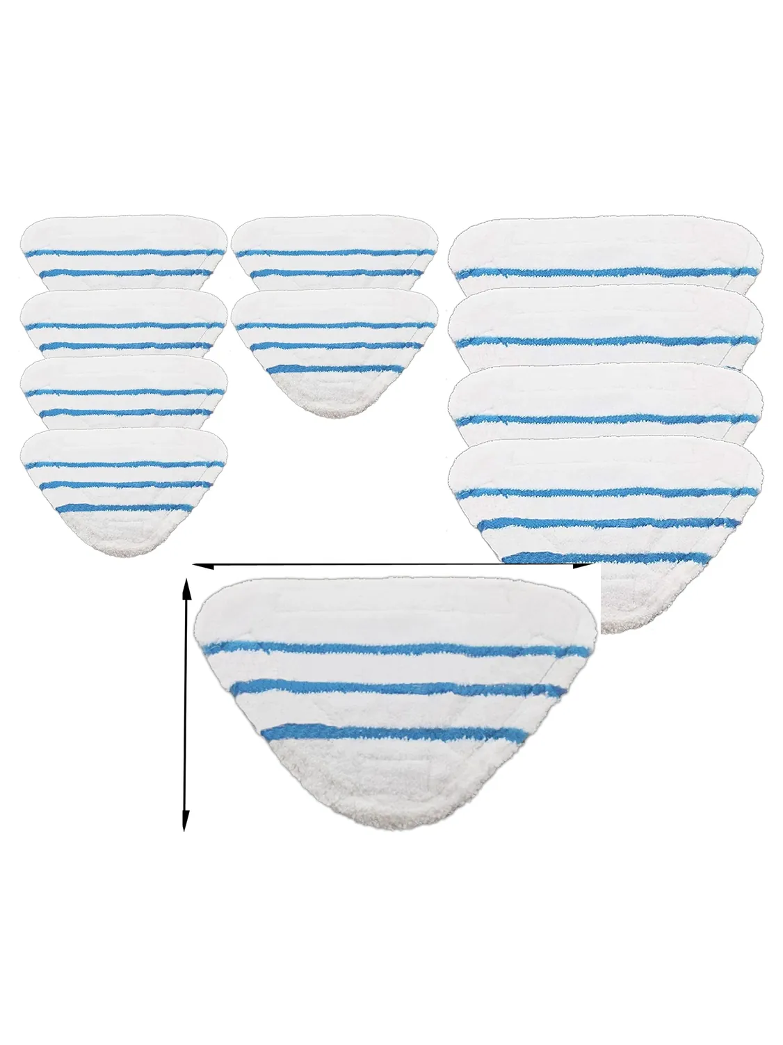 6 Pack Washable Pads for Beldray 5‑in‑1 & 9‑in‑1 Steam Mops