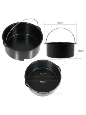 6‑Piece Ninja Air Fryer Baking Pan Set – Fits AF100/AF160, Bread Ready