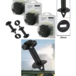 60 PVC Clips for Bubble‑Wrap Greenhouse Insulation & Shade Frame