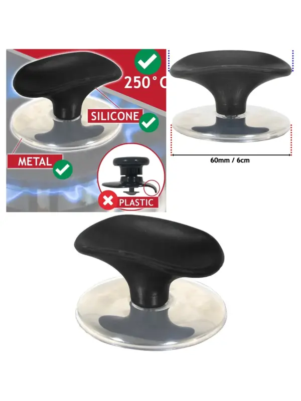 6cm Pot Lid Handle – Fits Saucepan Slow Cooker & Steamer