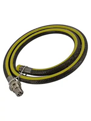 6ft 1/2" Straight Bayonet Gas Hose for Oven Cookers – BS EN14800 CE