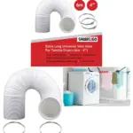 6m 100mm Bush Tumble Dryer Vent Hose with Screw Clips Kit