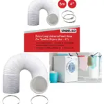 6m 100mm Dryer Vent Hose with Clips – Kit for John Lewis Tumble Dryer
