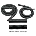 6m 32mm Extension Hose for Numatic Henry & Hetty Vacuums, Tool Adapter