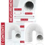 6m Insulated Flexible Vent Duct – PVC/Al Foil Lining + Clips
