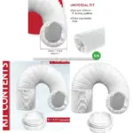 6m Vent Hose for Bush AC – Duct Pipe Extension with Threaded Connector