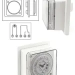 7-Day Programmable Wall Plug Timer – Single Outlet Surface-Mount Switch