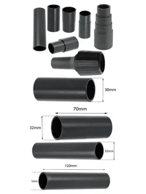 7 Dust Extraction Adapters for Sander/Planer – Rowenta Vacuum 26-38mm