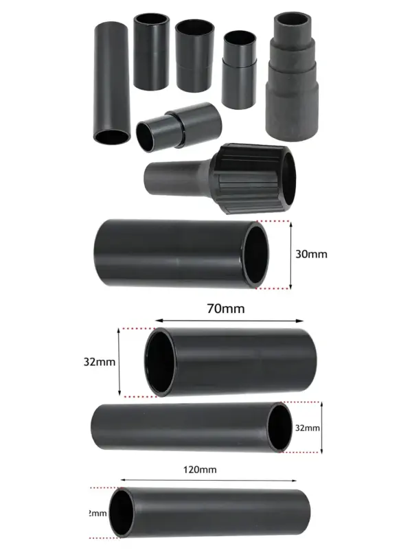 7 Dust Extraction Adapters for Sander/Planer – Rowenta Vacuum 26-38mm