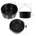 7 Piece Baking Pan Set for Ninja Air Fryer AF100 AF160 Bread and Cake