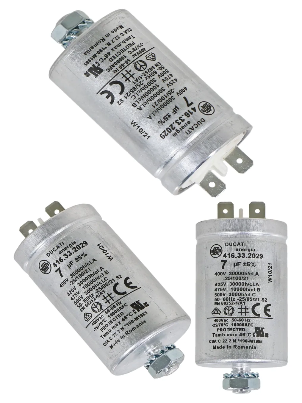 7µF Indesit Dryer Capacitor – Compatible with G75C, G84V, IDV65, IS70C