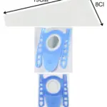 8-Pack Micro Fleece Dust Bags & Filters for Bosch Vacuum Cleaners