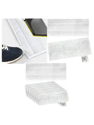 8‑Pack Microfibre Pads for Karcher EasyFix SC1‑SC5 Steam Cleaner