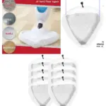 8 Pack Reusable Microfiber Cleaning Pads for Bionaire BA70264uk Steam Mop