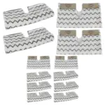 8-Pack Shark Steam Mop Replacement Pads Click N Flip for S6001/S6003