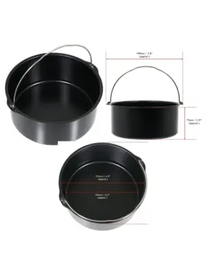 8-Piece Ninja Air Fryer Baking Pan Set AF100/AF160 for Bread & Cake