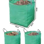 8 x 120L Heavy-Duty Woven Garden Waste Bags – Leaves, Branches & Tree